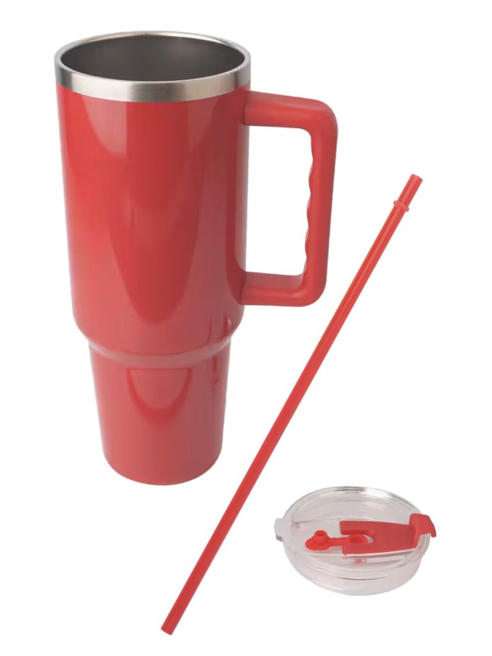 40oz (1.1L) Stainless Steel Insulated Red Guzzler - Ashland Leak-Proof Tumbler
